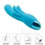Milti-Speed G Spöt DÎldɔ Ví-Bratór For Women Handheld three motor rechargeable bendable waterproof Vib mini rabbit ears massager magic wand Blue By YSQ-SH Milti-Speed G Spöt DÎldɔ Ví-Bratór For Women Handheld three motor rechargeable bendable waterproof Vib mini rabbit ears massager magic wand Blue By YSQ-SH