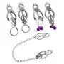 YMW Female Adult Nipple Clamps Nipple SM Toys Nipple clit Sexy Toy Stainless Steel Body Decoration Sensual Bondage Restraint Kits Jewelry with Chains