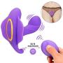 Female Wearable USB Charging Wireless Remote Control Butterfly Vib and rator Toys - Amateur Massage Relaxation
