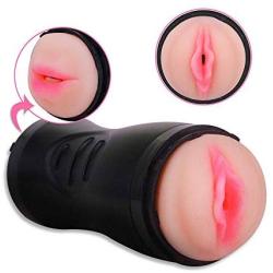 Rzoeox Male Masturbator Cup Adult Sex Toys for Men 3D Realistic Vagina and Mouth Double Ended Stroker for Thrilling Arousal