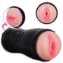 Rzoeox Male Masturbator Cup Adult Sex Toys for Men 3D Realistic Vagina and Mouth Double Ended Stroker for Thrilling Arousal