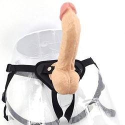 Hollow Strap on Plug Hollow Strap on Unisex Silicone Massager Extension Tools Men and Women - Flesh