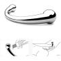 Guiseniour Double Ended Stainless Steel Gspotter Wand Massage Stick Pure Metal Pinis Pspotter Stimulator Anell Plug Dillos Six Toys for Women Men