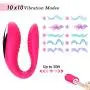 G Spot Vibrator with Clitoris Stimulator, Waterproof Couples Vibrator with 10 Vibration Modes Clitoris Anal Vibrator Wireless Remote Vigina Stimulator Adult Sex Toy for Couples Fun or Women Solo Play G Spot Vibrator with Clitoris Stimulator, Waterproof Couples Vibrator with 10 Vibration Modes Clitoris Anal Vibrator Wireless Remote Vigina Stimulator Adult Sex Toy for Couples Fun or Women Solo Play