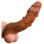 Silicone penile Condom Extender extends Male Chastity Toys and extends Reusable Condoms ZWFCC