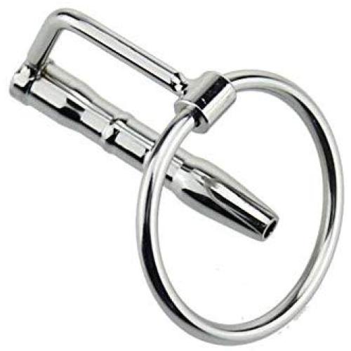 Taroi Male Stainless Steel Hollow Urethral Dilators Sounding Pênis Plug with Glans Rings Sounds Catheters Toys