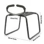 Erwazi Multifunction Sex Position Enhancer Chair, Novelty Toy Chair Portable Elastic Bedroom Stool for Couples Role Playing with Handrail Bounce, Hold up to 300 lbs