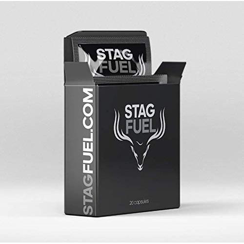 Male Enhancement by Stag Fuel - Stress Reduction, Erection Pills, Penis Enlargement - A Proven Supplement for Improving Sexual Experiences - 10 On The Go Packages