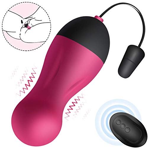 Sexy Slave Waterproof 10X Rechargeable Wireless Remote Bullet Vibrator - Vibrating Egg, Rose and Black