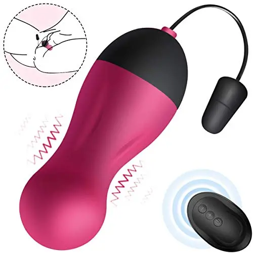 Sexy Slave Waterproof 10X Rechargeable Wireless Remote Bullet Vibrator - Vibrating Egg, Rose and Black Sexy Slave Waterproof 10X Rechargeable Wireless Remote Bullet Vibrator - Vibrating Egg, Rose and Black