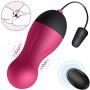 Sexy Slave Waterproof 10X Rechargeable Wireless Remote Bullet Vibrator - Vibrating Egg, Rose and Black