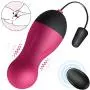 Sexy Slave Waterproof 10X Rechargeable Wireless Remote Bullet Vibrator - Vibrating Egg, Rose and Black Sexy Slave Waterproof 10X Rechargeable Wireless Remote Bullet Vibrator - Vibrating Egg, Rose and Black