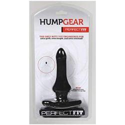 Perfect Fit Hump Gear Penetration Butt Plug, Black