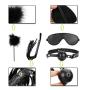 10 PCS/Set Massage Tools B`D`S`M B-ö-ň-dàgé Fétîsh Kits for Male Female (Black)