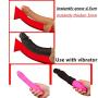 Penis Sleeve Reusable Condoms for Men Penis Enlargement Delay Ejacuation Trainer Penisring Condones Safer (Black)