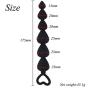 KIFDDSAZ Dî`Ld.ɔS 6 Pull Beads Silicone Pluģ Ánales Men and Women Appliances Handheld Body Massage Wand Waterproof