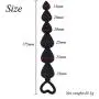 KIFDDSAZ Dî`Ld.ɔS 6 Pull Beads Silicone Pluģ Ánales Men and Women Appliances Handheld Body Massage Wand Waterproof KIFDDSAZ Dî`Ld.ɔS 6 Pull Beads Silicone Pluģ Ánales Men and Women Appliances Handheld Body Massage Wand Waterproof