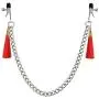 Nipple clamp Nipple clit Clamps Twin Clamps with Fluffy Tassel Body Decoration (Twin clamp) Nipple clamp Nipple clit Clamps Twin Clamps with Fluffy Tassel Body Decoration (Twin clamp)