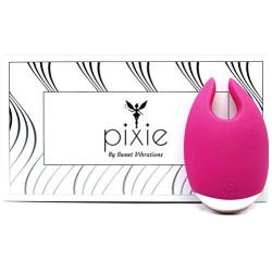 Pixie - Clitoris Vibrator - Magical Sex Toy with 10 Powerful Settings for Women and Couples, Waterproof Body Safe Silicone, Rechargeable, Quiet, by Sweet Vibrations (Pink)