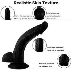 JHKJDF Remote Controlled Rotating Waterproof Massage Soft-Ďîldɔ Wand Personal Handsfree Full Body Massager(Colour: Black)