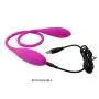 G-Spotter Wand Double Dong 21" Vibrators,Realistic Double Sided Silicone Dildos for G-Spot Clitoris Nipple Prostate Vagina Stimulation with Adjustable Angles