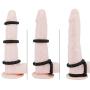Odeer-Cock Rings Penis Ring,3 Sizes Silicone Rings for Male Bigger Harder Longer Penis, Improve Endurance and Delay Ejaculation Sex Toy for Men