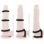 Odeer-Cock Rings Penis Ring,3 Sizes Silicone Rings for Male Bigger Harder Longer Penis, Improve Endurance and Delay Ejaculation Sex Toy for Men
