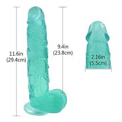 JHKJDF Creative Couples Fun Wand 11.6 Inch Stick Massager Natural PVC Material Toy Dicks Alternative Adult Toy