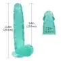 TTFAYQ High Quality Massager for Women Realistic Toy for Women,Can be Absorbed on a Smooth Spherical Surface, Dí%dlos Women TTFAYQ (Color : Green)
