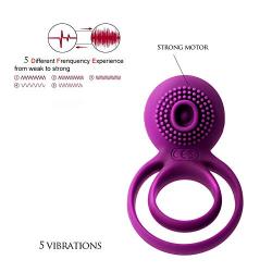 Sekslife 100% High Quality 5 Frequency Men Vǐberate Ring Toys Mini Delay Ring for Couples Products Male Relax Relaxing Toy Discreet Package