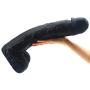 16.14 Inch New Arrival FAAK Super Huge 3 Inch Thick ReaIistic Dildo Female Masturbation Tool Massive Anal Sex Toy for Male Long Giant (Black)