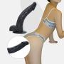 Ieshabrook-6 Realistic Dick, Lovely Wand Massager Safety Material Couple Wand Black PVC Material（21cm/8.26“）