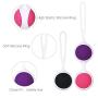 Kegel Balls Ben Wa Balls Exercise Kit Weights Premium Medical Silicone Bladder Control & Pelvic Floor Exercises for Women : Beginners & Advanced  Tightening (2 Piece Set) Louviva