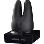 New Luxury Edition Form 2 "Vibration in Stereo" Dual-Motor Silicone Waterproof Rechargeable Vibrator from Jimmy Jane, Dark Black + 4 oz Anti-Bacterial Spray Toy Cleanser New Luxury Edition Form 2 "Vibration in Stereo" Dual-Motor Silicone Waterproof Rechargeable Vibrator from Jimmy Jane, Dark Black + 4 oz Anti-Bacterial Spray Toy Cleanser