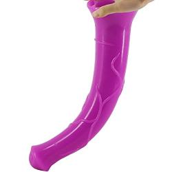 LZYAA Super Big Size Horse Dildo, 16.2Inch Long Suction Cup Animal Penise Sex Toys, Women Masturbation Couple Flirt (Purple)