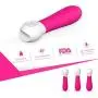 Wand vibrators | Smooth design | 9 Speed Patterns | Waterproof design | USB Rechargeable | Cordless | Medical-grade Silicone | For Men and Women