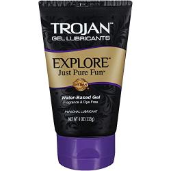 Trojan Explore Water-Based Personal Lubricant Gel - 4 oz