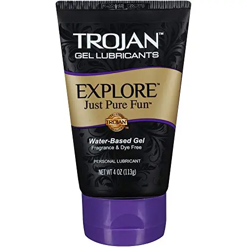 Trojan Explore Water-Based Personal Lubricant Gel - 4 oz