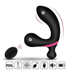 Rechargeable Massager, for Relaxation Remote Massaging Man with Multiple Vibrating Speed and Patterns …