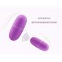 SSELF(TM) Ben Wa Balls Female Vibrators For Women Kegel Exerciser Love Training Program Wireless Remote (Purple)