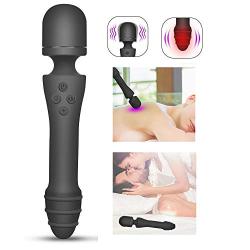 G spot Dildo Vibrator for Women Clitoral Vibrating for Intense Orgasm, Adult Sex Toys for Solo Couple Massage Flirting,7 Modes 107.6°F Heated for Realistic Vaginal Clitoris Anal Stimulation (Black)