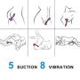Orlena Clitoral Sucking Vibrator, G Spot Clit Dildo Vibrators Waterproof, Rechargeable Clitoris Stimulator with Suction & Vibration Patterns Sex Toys for Women (Purple) Orlena Clitoral Sucking Vibrator, G Spot Clit Dildo Vibrators Waterproof, Rechargeable Clitoris Stimulator with Suction & Vibration Patterns Sex Toys for Women (Purple)