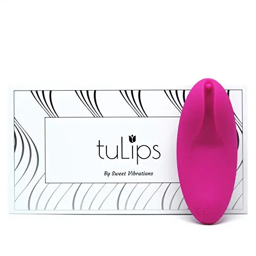 Tulips - Complete Clitoris Vibrator - Sex Toy with 10 Settings for Women and Couples, Waterproof, Rechargeable, Quiet, by Sweet Vibrations (Pink) Tulips - Complete Clitoris Vibrator - Sex Toy with 10 Settings for Women and Couples, Waterproof, Rechargeable, Quiet, by Sweet Vibrations (Pink)