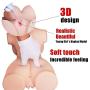 Noverlty Adult Toys for Men Love Gift - Ultra Soft Lifesize Silicone Love Doles for Man Male Self Pleasure (With USB Heater & Lube)