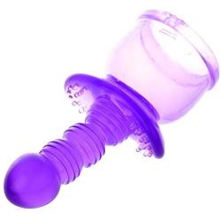 Massager Attachments, Massager Accessories Attachment Silicone （Purple）