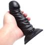 Picdd Silicone 6.3in Lifelike Huge Women Personal Relax Massager Material for Female Beginner Personal Body (Color : Black)