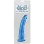 Pipedream Rubber Works Slim 7-Inch Dong with Suction Cup  Blue