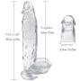 WLPLODS Secret Delivery Inflatable Lifelike Massage Perfect Toy for Beginners Discreet Package Flexible Soft Perfect Toy WLPLODS (Color : Crystal)