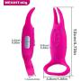 Penis Ring Sex Vibrator Toy, SHEQU Vibrating Cock Ring Couple Toy Vagina Multi-Tentacles with Clamp Clitoris Stimulator with 10 Vibration Mode Cockring for Men and Women