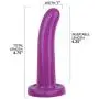 Silicone Dildo - Gentle Curve for G-Spot Stimulation - Suction Cup Base for Strap On Harness Silicone Dildo - Gentle Curve for G-Spot Stimulation - Suction Cup Base for Strap On Harness